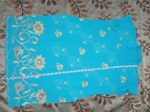 Blue Floral kurta