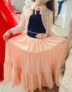 Gown With Sqence Jacket