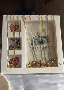Gold Initial Necklaces - D, H,B, L,V S,K Sold Out