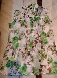 Floral Green Tunic