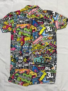 Funky Printed Half Sleeve Shirt