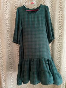 Green Plaid Dress