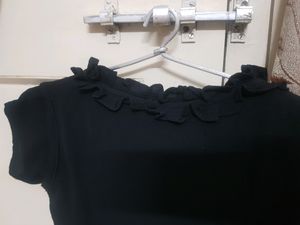 Women Beautiful New Black Top