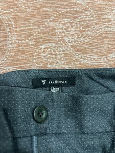 Formal Trouser Grey With Textured Fabric