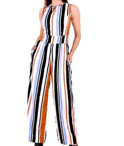 KOREAN STRIPED JUMPSUIT