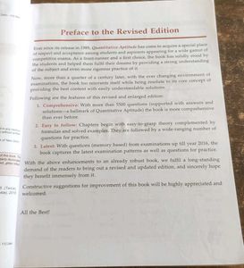 Quantitative Aptitude Book