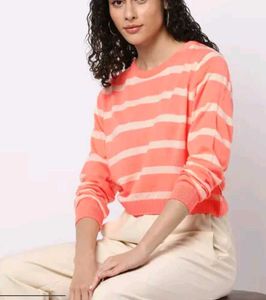 Striped Pullover Sweater