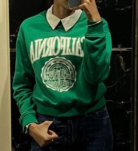 Green California Sweatshirt XS size
