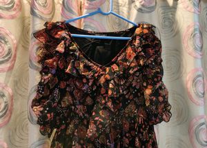 Floral Ruffle Dress