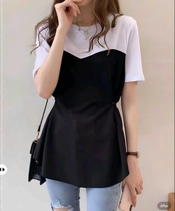 New with tag Pinterest Chic Stylish Two-Tone T-Shi
