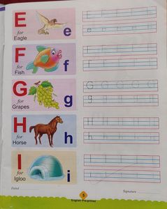 48 Pgs English Pre- Primer Textbook