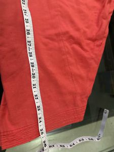 Coral Colour Kurta Set