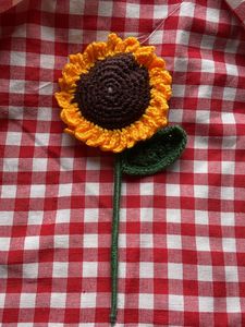 Handmade Crochet Sunflower