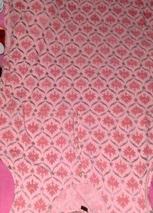 Sleevless Pink Kurti