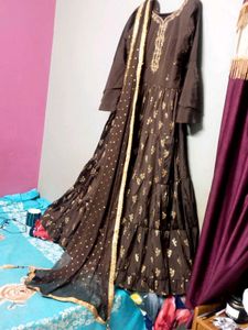 coffee brown beautifulllllll gown