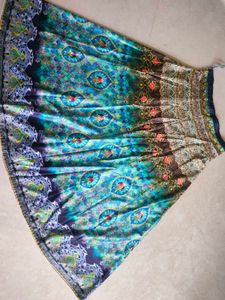 Patterned Ethnic Skirt