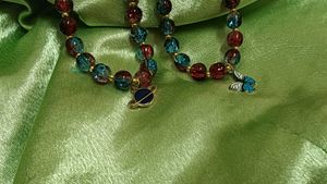 Pack Of 2 Beaded Bracelet With Charm