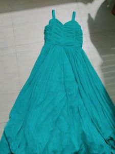 Elegant Teal Maxi Dress