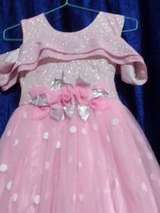 Pink Polka Dot Dress