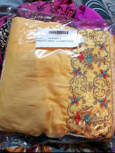 Haldi Festival Saree And Blouse With Bag
