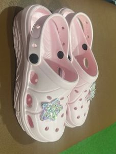 Pink Clogs with Charms