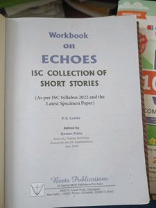 Workbook English Of Poems Class 11 Isc