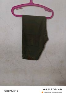 Fine Military Green Side Cut Pocket Jeans