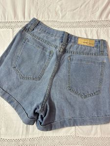 Blue Denim Shorts