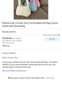 Chunky Knit Bag🎀