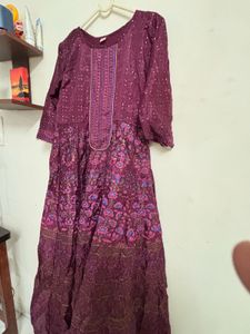 Floral Paisley Print Long Dress