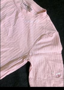 Shein Stripped Round Neck Top