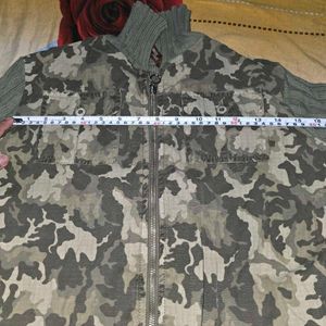 Khakhi Cropped Jacket For Women XS Size 30 Inch