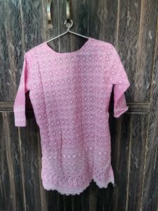 New Chikankari Kurti