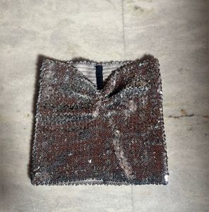 SALE : y2k disco sequins tube top 🪩