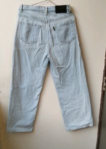 Light Blue Wide Leg Jeans