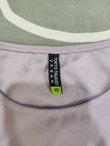 Lavender Cropped Top