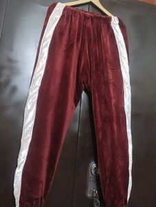 Burgundy Color Winter Lower/Pyjama For 30 Waist