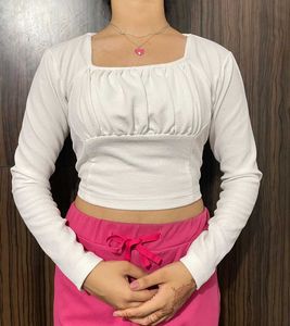 White Corset Top