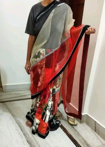 Sattan + Fine Net Saree