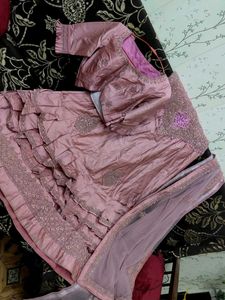 Pink Lehenga Choli with Dupatta