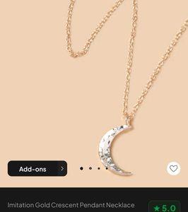 Newme Crescent Pendant Necklace