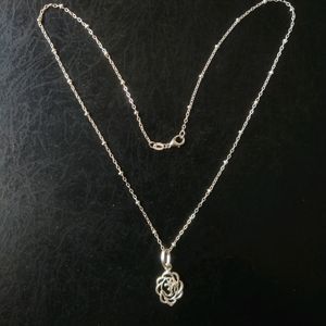 925 Silver Chain + ॐ Pandent  ⛓️ Set