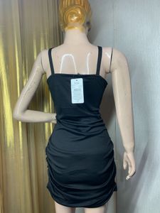 Few in Stock Chic Black Bodycon Mini Dress