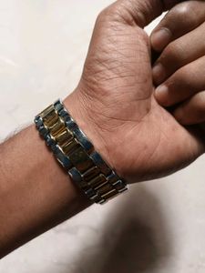 Two-Tone Bracelet Watch