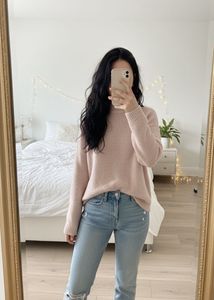 cute Pink Pullover Sweater