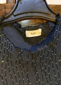 Kazo Elegant Beaded Top