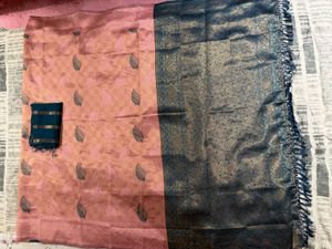 Elegant Pink ART Silk Saree
