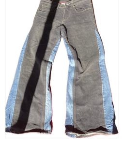 Unique Two-Tone Jeans
