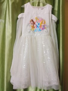 Disney Brand Off White Dress