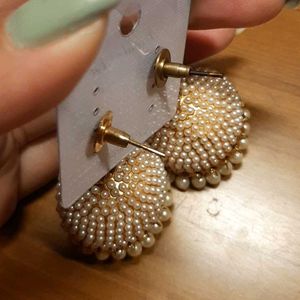 Pinteresty Royal Pearl Jhumkas